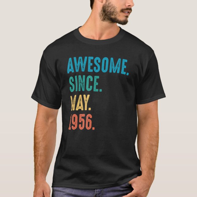 Fantastisk sedan maj 1956 t shirt (Framsida)