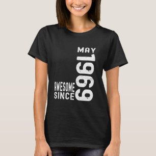 Fantastisk sedan maj 1969, född 1969 maj t shirt
