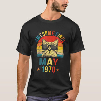 Fantastisk sedan maj 1970 52:e födelsedagsgiften G T Shirt