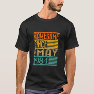 Fantastisk sedan maj 1984 40 år gammal 40:e födels t shirt
