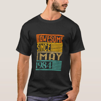 Fantastisk sedan maj 1984 40 år gammal 40:e födels t shirt