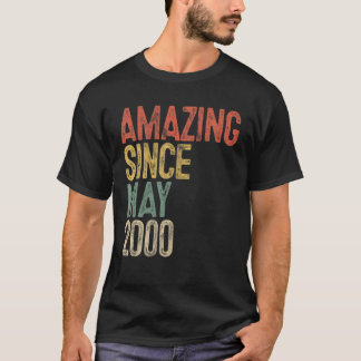 Fantastisk Sedan maj 2000 Manar Kvinna 21:a födels T Shirt