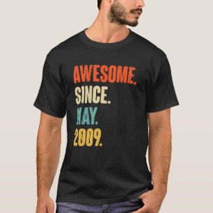 Fantastisk sedan maj 2009 13 år gamla gåvor 13:e f t shirt