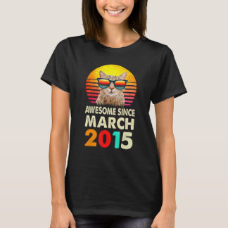 Fantastisk Sedan Mars 2015 8-års Födelsedagspresen T Shirt