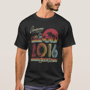 Fantastisk sedan mars 2016 6 år 6e födelsedag 1 t shirt