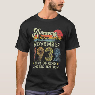 Fantastisk sedan november 1932 90:e födelsedagen 9 t shirt