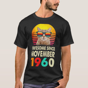 Fantastisk sedan november 1960 62:a födelsedagsdag t shirt