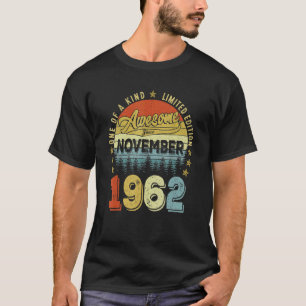 Fantastisk sedan november 1962 60 år gamla 60 år g t shirt