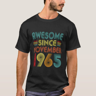 Fantastisk sedan november 1965 Födelsedag november T Shirt