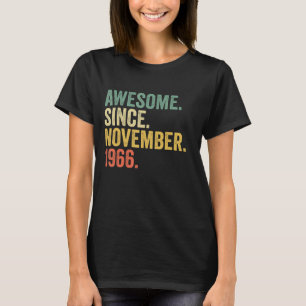 Fantastisk sedan november 1966 56 år gamla gåvor 5 t shirt