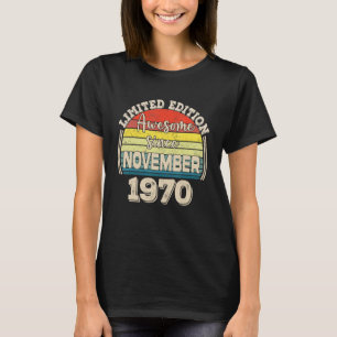 Fantastisk sedan november 1970 Born i november Pap T Shirt