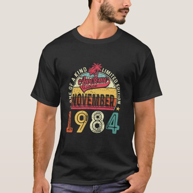 Fantastisk sedan november 1984, 40: e födelsedagen t shirt (Framsida)