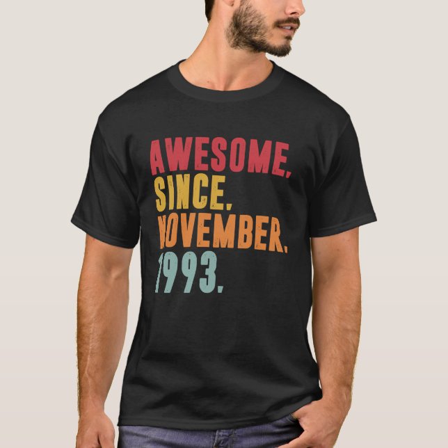 Fantastisk sedan november 1993 30 år gammal 30:e b t shirt (Framsida)