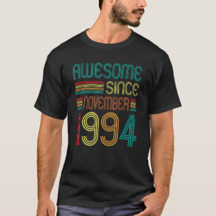Fantastisk sedan november 1994 28:e födelsedagen R T Shirt