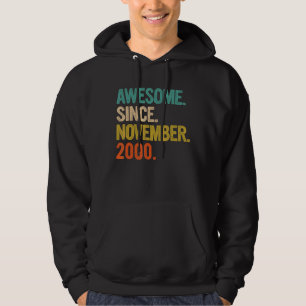 Fantastisk sedan november 2000 22 år gamla gåvor 2 hoodie