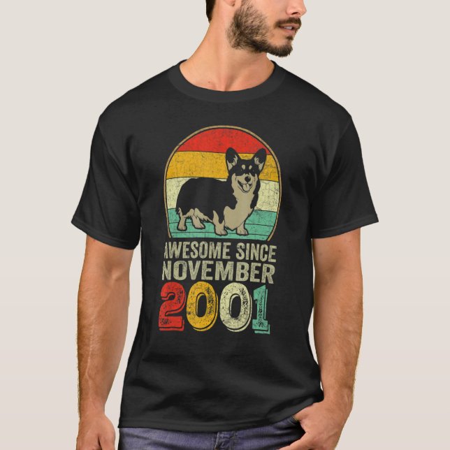Fantastisk sedan november 2001 21:a födelsedag Hun T Shirt (Framsida)