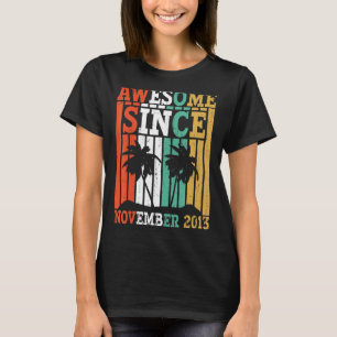 Fantastisk sedan november 2013 födelsedag i Retro- T Shirt