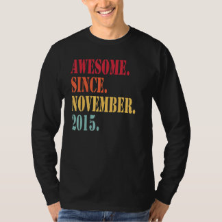 Fantastisk sedan november 2015 för sju år gamla 7: t shirt