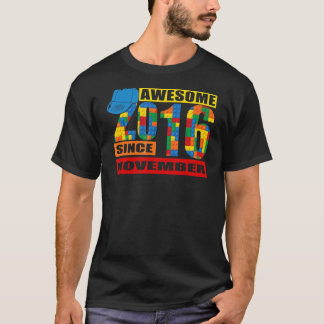 Fantastisk sedan november 2016 6-årsjubileum t shirt