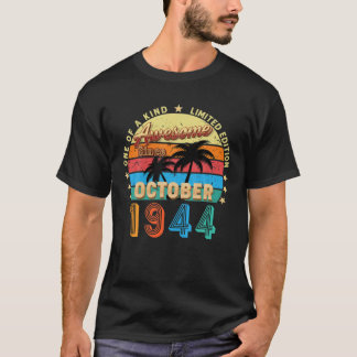Fantastisk Sedan oktober 1944 78:e födelsedagen Be T Shirt