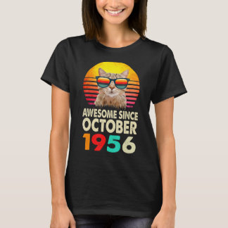 Fantastisk sedan oktober 1956 66:e födelsedagen Ca T Shirt