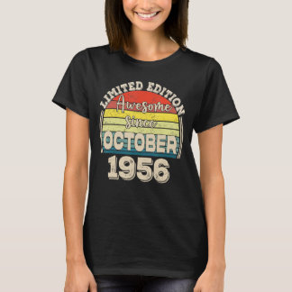 Fantastisk sedan oktober 1956 Born i oktober Pappa T Shirt
