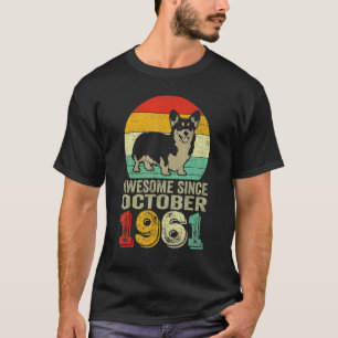 Fantastisk sedan oktober 1961 61:a födelsedagen Hu T Shirt