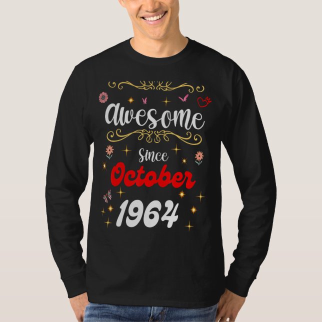 Fantastisk sedan oktober 1964 t shirt (Framsida)