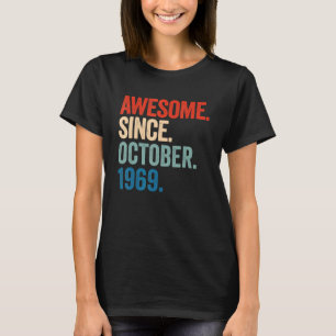 Fantastisk sedan oktober 1969 53:e födelsedagen 53 t shirt
