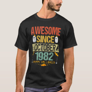 Fantastisk sedan oktober 1982 40:e födelsedagsdräk t shirt