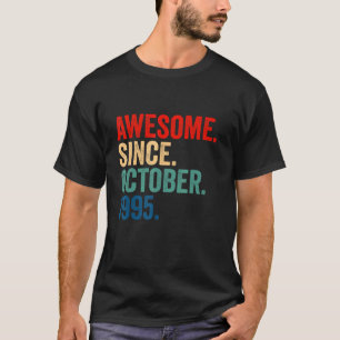 Fantastisk sedan oktober 1995 27 år gammal 27:e få t shirt