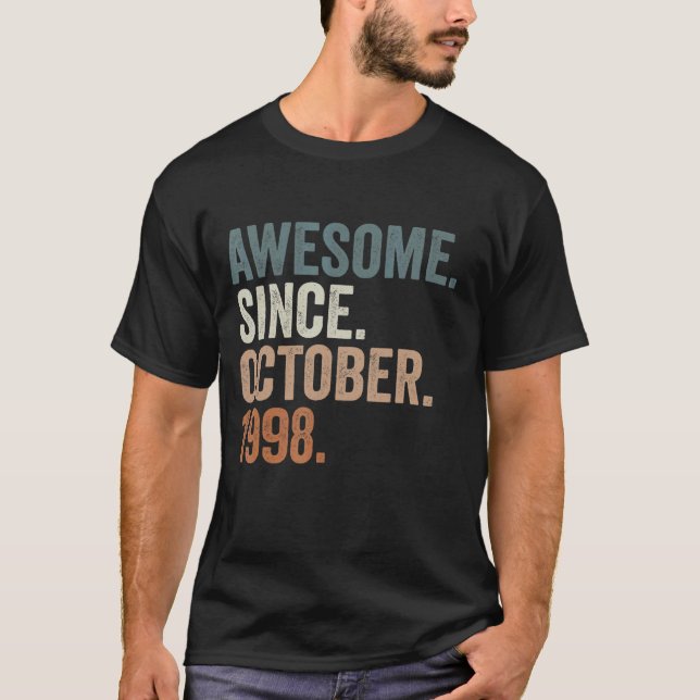 Fantastisk sedan oktober 1998 24 år gammal 24:e fö t shirt (Framsida)