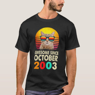 Fantastisk sedan oktober 2003 19:e födelsedagen Ca T Shirt