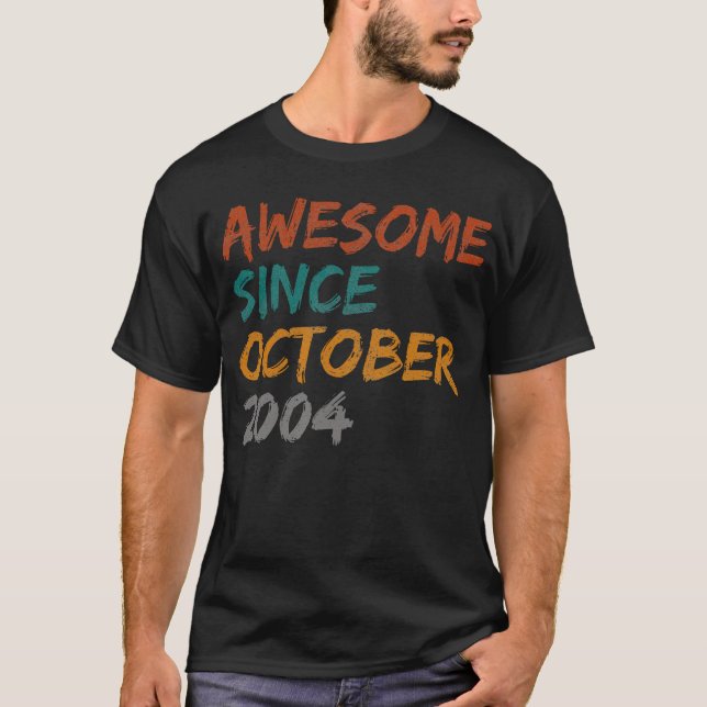 fantastisk sedan oktober 2004 t shirt (Framsida)