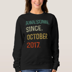 Fantastisk sedan oktober 2017 5:e födelsedagen 5 å t shirt