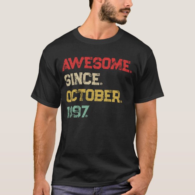 Fantastisk sedan Personligen Anpassningsbar Birthd T Shirt (Framsida)