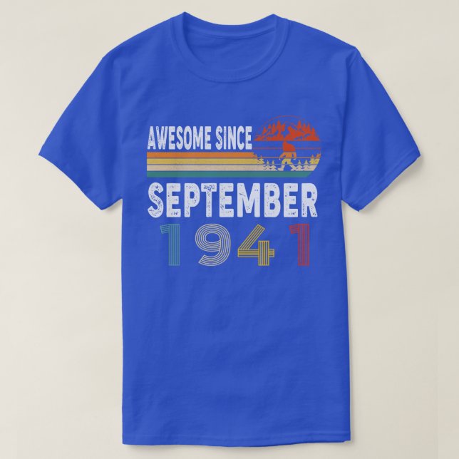 Fantastisk sedan september 1941 t shirt (Design framsida)