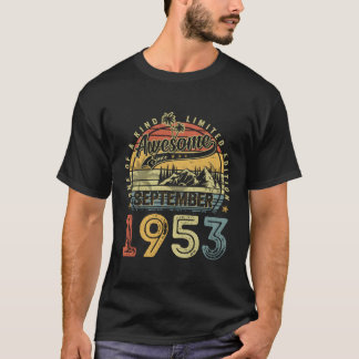 Fantastisk sedan september 1953 70 t shirt