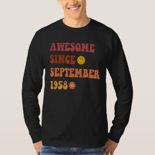 Fantastisk sedan september 1958: Retro Groovy 64 å T Shirt