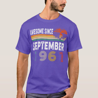 Fantastisk sedan september 1961 t shirt