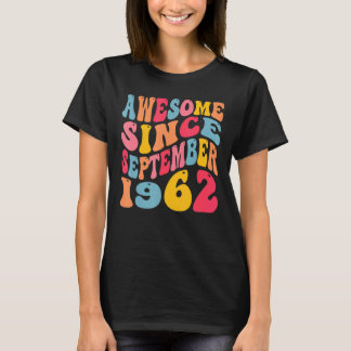 Fantastisk sedan september 1962 60 år Retro 60 år  T Shirt