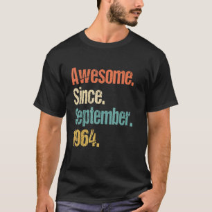 Fantastisk sedan september 1964 58:e födelsedag Vi T Shirt