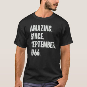 Fantastisk sedan september 1966 56 år gamla 56:e f t shirt