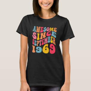 Fantastisk sedan september 1969 53 år Retro 53:e B T Shirt