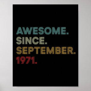 Fantastisk sedan september 1971 poster