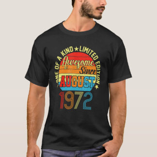 Fantastisk sedan september 1972 50 år gammal 50:e t shirt