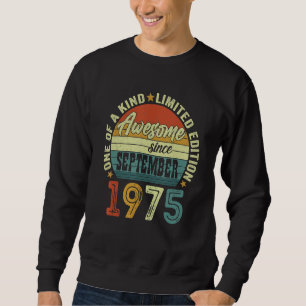 Fantastisk sedan september 1975 47 år gammal 47:e lång ärmad tröja