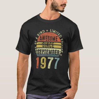 Fantastisk sedan september 1977 45 år gammal 45:e t shirt