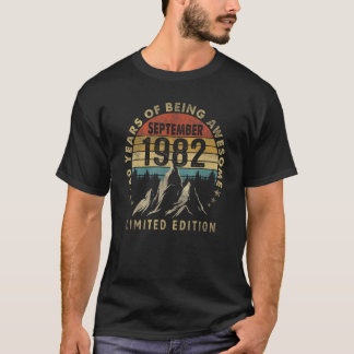 Fantastisk sedan september 1982 40 år gammal 40:e t shirt