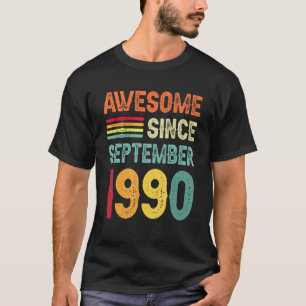 Fantastisk sedan september 1990 32:a födelsedagen t shirt